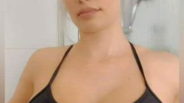 Teen with perfect body