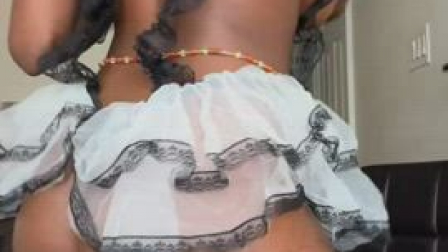 As your maid, I’m here to serve your cock!