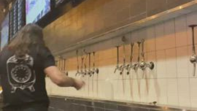 The bartender missed the show