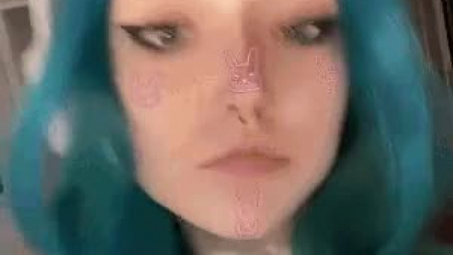 I hope my smile is brighter than this hair lol