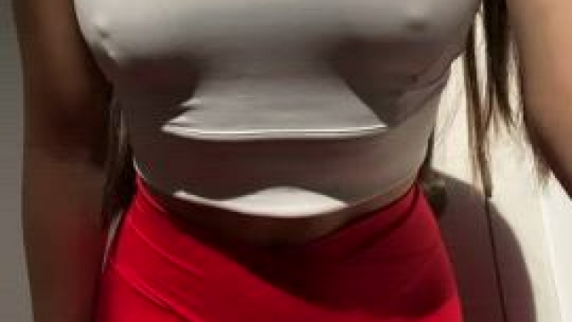 The guys at the gym don’t get to see my tight kitty and perky titties ;)