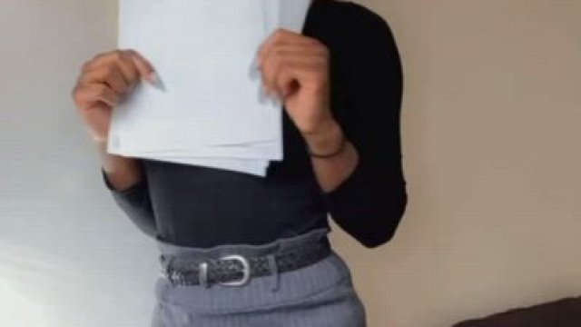 Whoops! My papers fell!