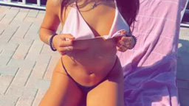 Flashing my swollen nipples b4 getting railed by a plethora of men. [F]