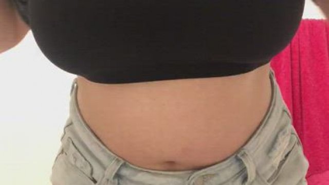 I love letting my tits out after a long day :)