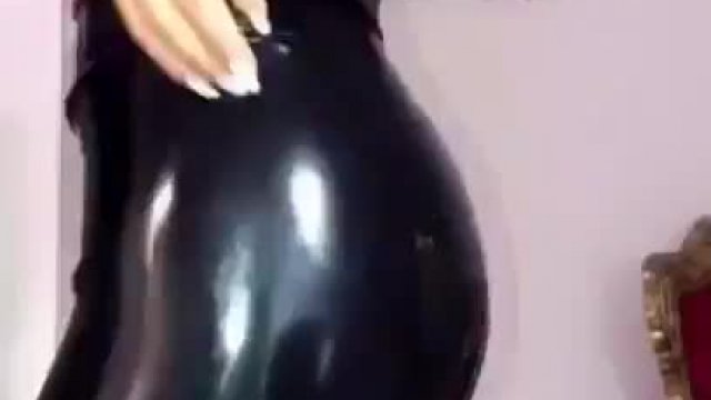 Hot latex pants
