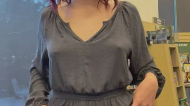 I loved showing off in the bookstore! [GIF]