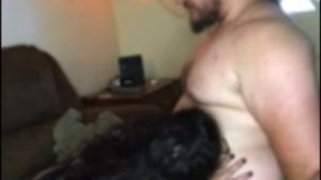 Cuffed to a chair to use as I please, but not before I kiss him all over first! 