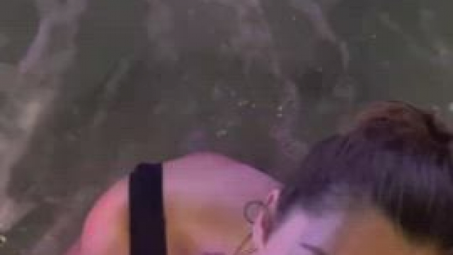 You ever got a fellatio in a hot tub?