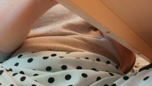 Ohhhh Mr I.T. guy... I didn’t see you there under my desk [F]