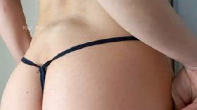 This slutty girl is happy to have you stop and stare at my ass for a while ;)