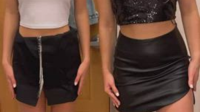 Who else gets horny in the fitting room? If only you knew what we do in here!