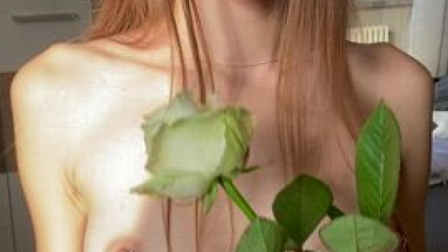 Fuck that daddy who gift me this rose. It's you?