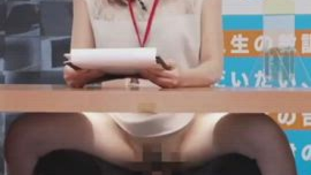 Reporter doing whatever it takes