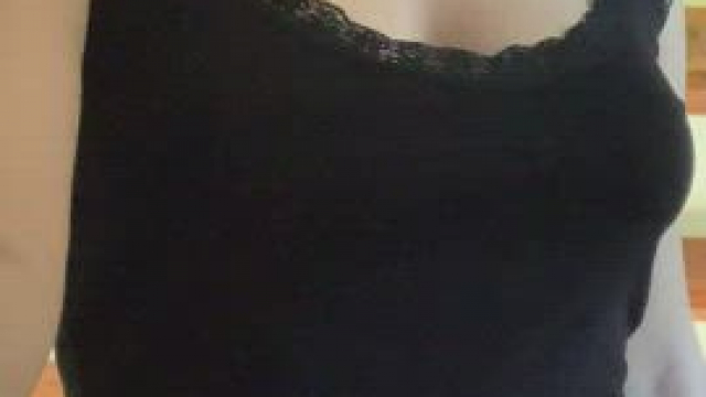 Showing off my perky boobs