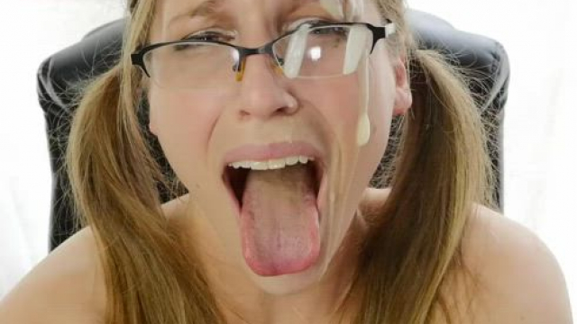 Scared by gigantic load of thick fake cum