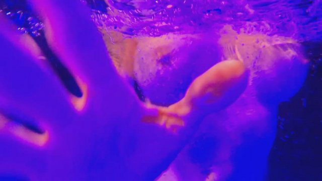 A little pool fun on our down time after a long day on set