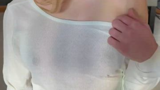 Could I convince you to finish on my tits?