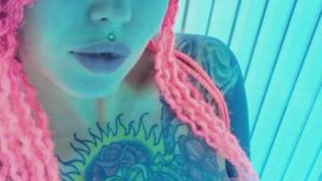 In the solarium, I feel like I'm radioactive