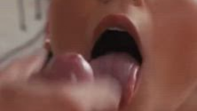 Her friend ready to clean up