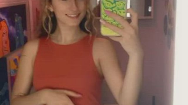 A quick bathroom flash while my friends are waiting for me ;) [GIF]