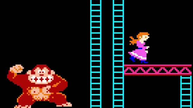 Donkey Kong capturing Pauline (nibbler2345 )