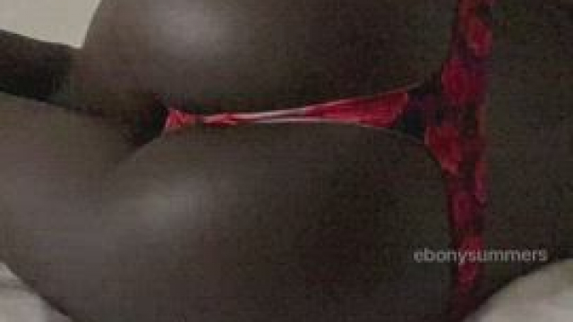 Spank my nice round and dark ass