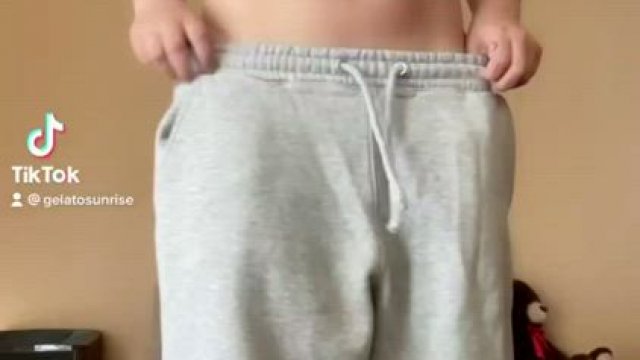 I think the sweats can stay off