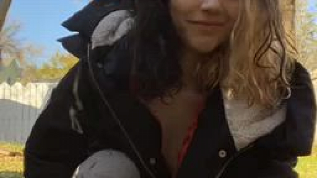 I don’t wear a bra or panties even in the winter cuz I want to be breed-able at 