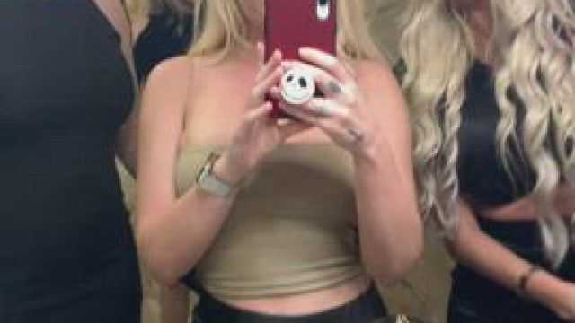 Every time they hang out she does this