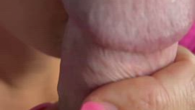 Finished him with my tongue