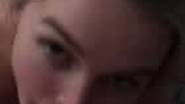 Busty blonde blowjob