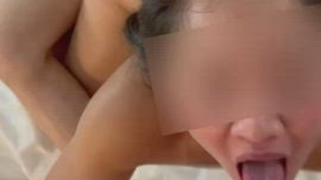 This was my first time taking a load on my face while still working a load out o