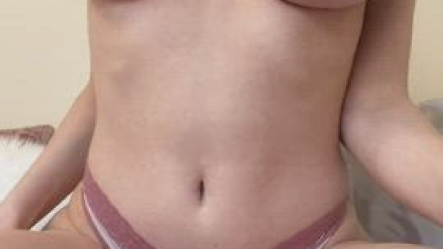 I can't believe my natural tits are this perky