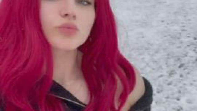 I thought you need some warming up in this cold, I have something soft under my 