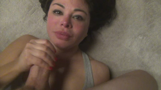 It turns me on so much that I can't connect my fingertips when I stroke his shaf