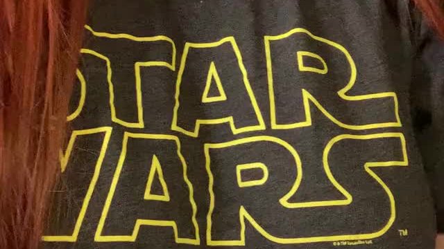 Is that a lightsaber in your pocket or your reaction to my tits? [f]