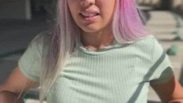 You can find tits like these at charging stations [gif]