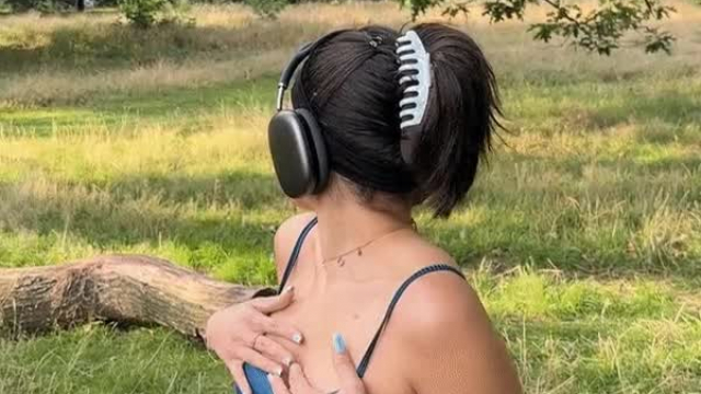 Had some pleasant in the park after my workout