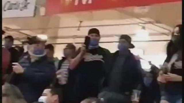 Cheering for the team !