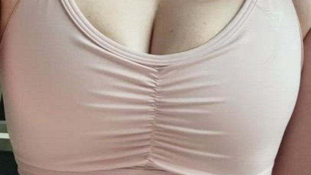 With or without the sports bra?