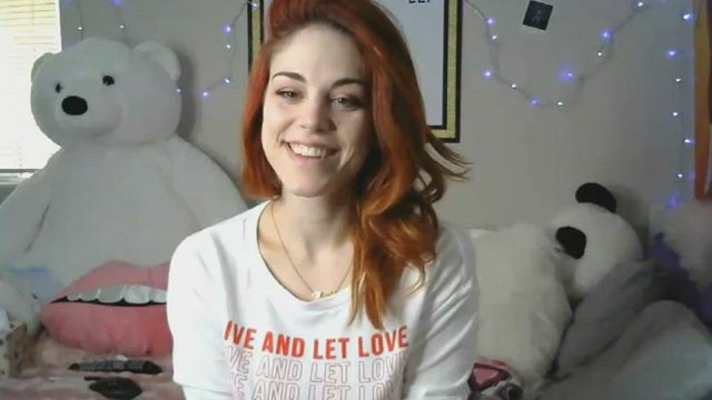 Redhead with amazing body