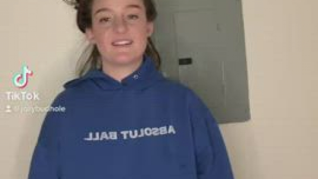 Having some fun showing my boobies