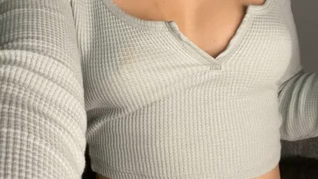 I never really wear a bra.. would I catch you staring?