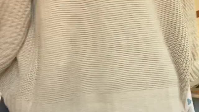 sweater hides it all 