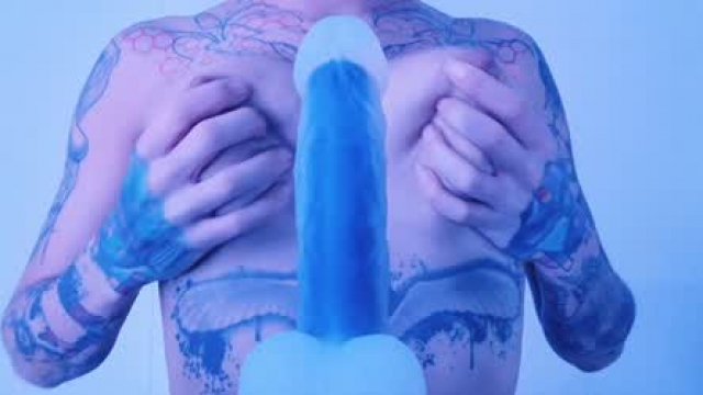 JOI Dildo Boob Job!! Moaning and Licking!!