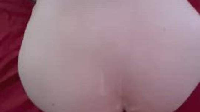 Blows his load all over my ass and feet. Sticks it back in to milk out every dro