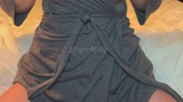 The thin robe feels good on them