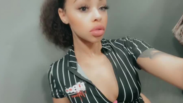 Here's a trick. I show you my boobs and your dick rises