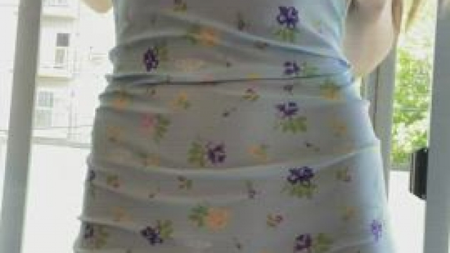 Suprise under my new summer dress.