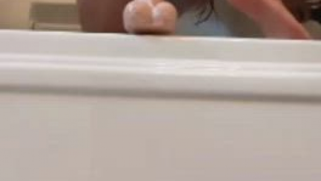 riding dick in the shower feels so good